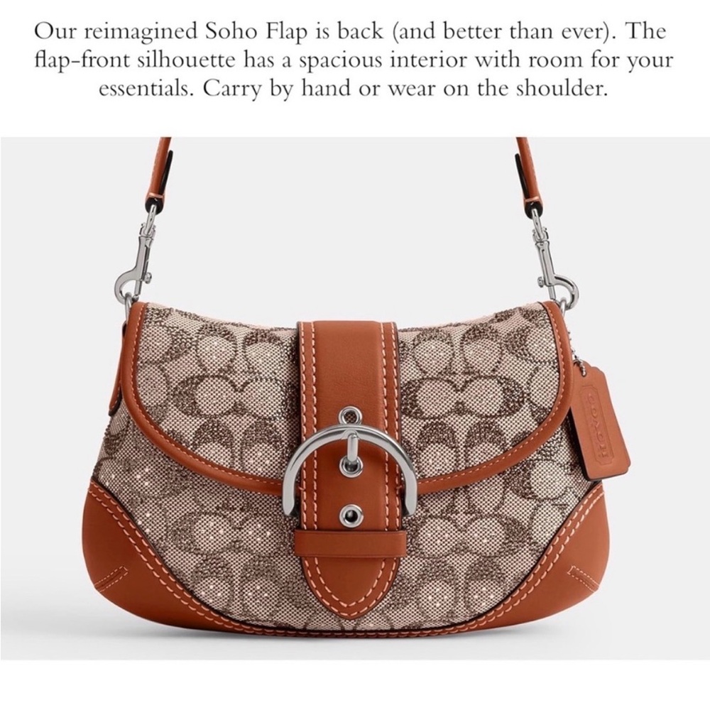 ISO LOOKING FOR THIS BAG
Coach Brown & Beige Signature Soho Flap Hobo
